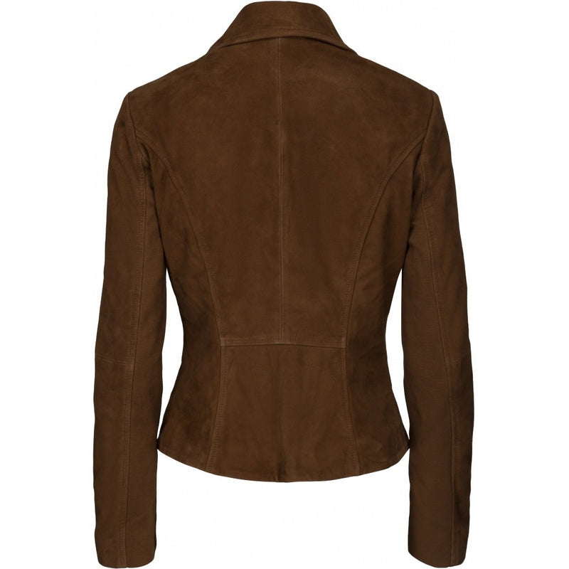 ONSTAGE COLLECTION Suede Jacket with gold zipper Jacket